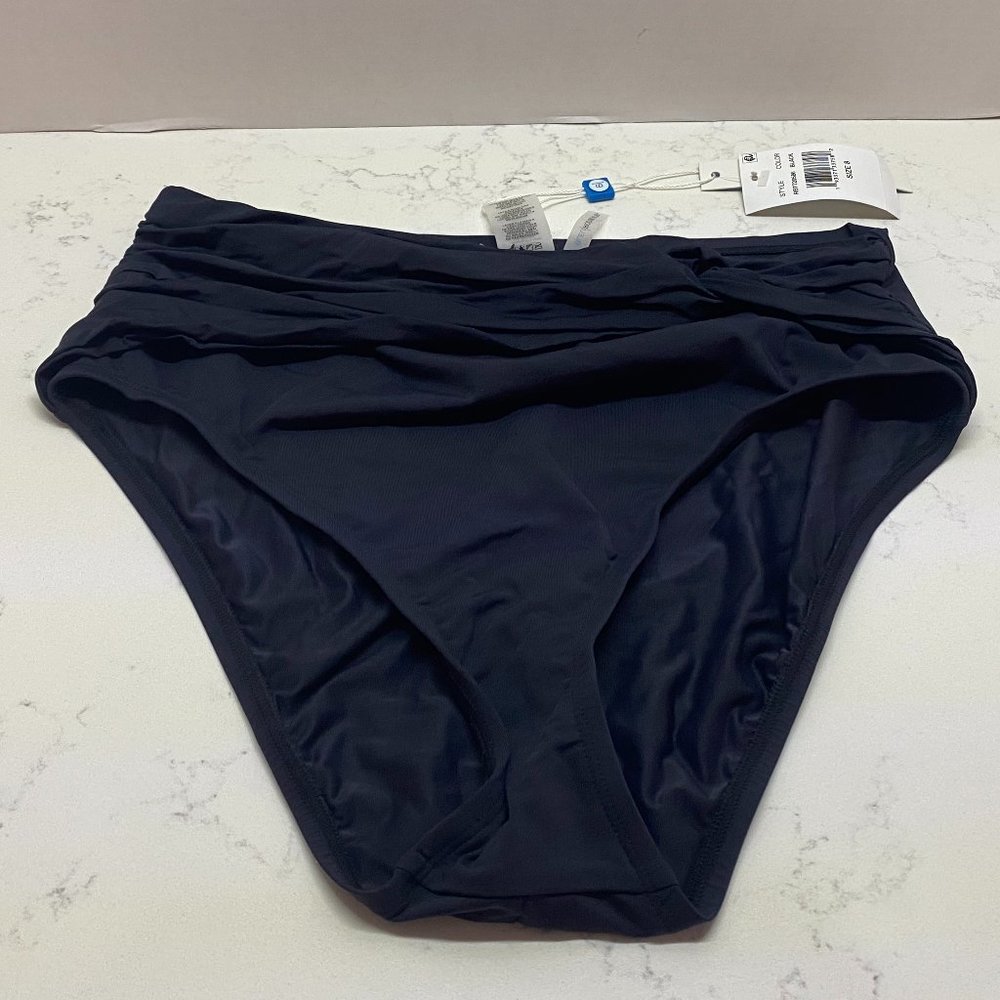 NWT Bleu Rod Beattie Twist & Shout High-Waist Bikini Bottom